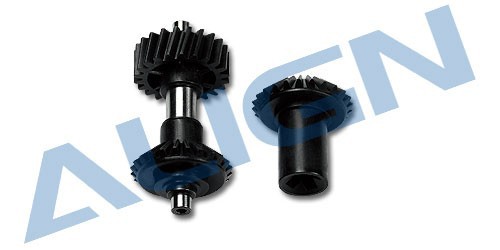 M1 Torque Tube Front Drive Gear Set/22T Black