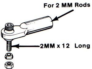 368 Swivel Ball Link 2MM/HDW